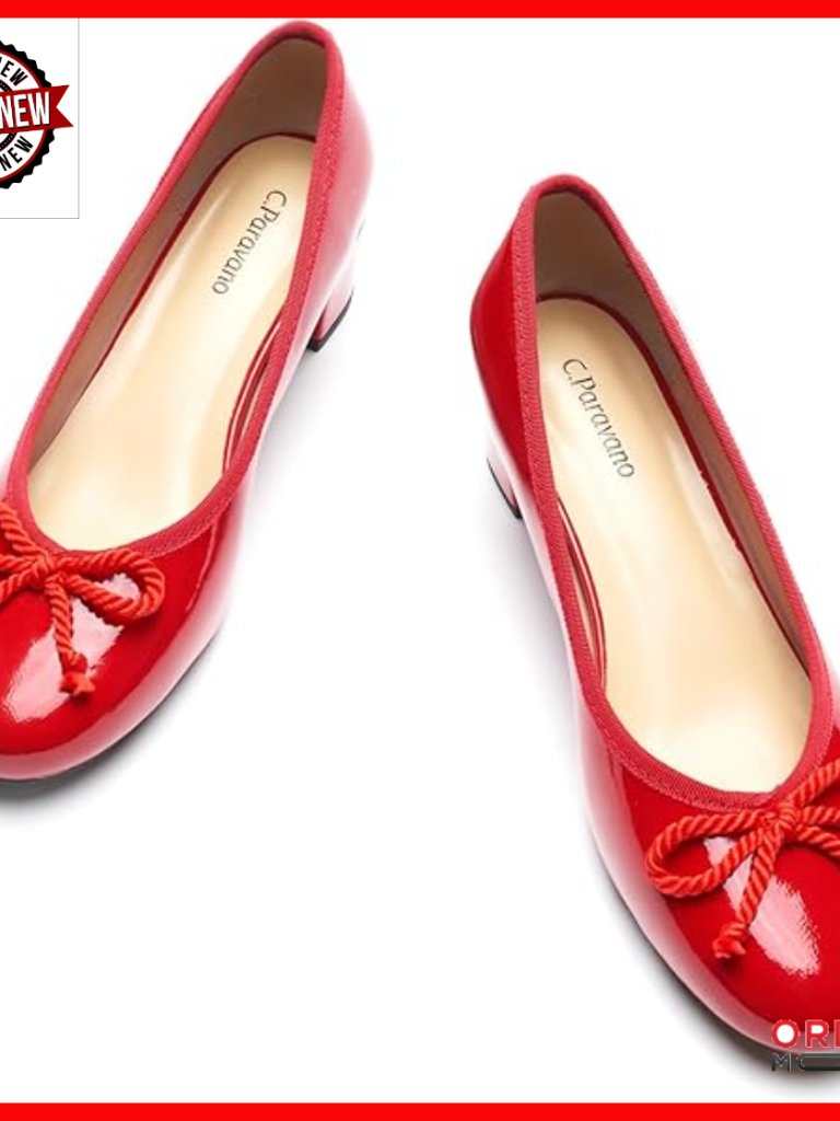 Patent Leather Pumps With Memory Foam Cushioning, 1.77 Inch Block Heel